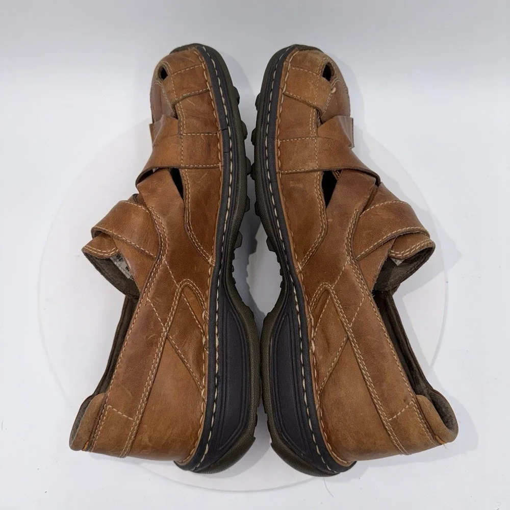 Timberland‎ Altamont Fisherman Brown Leather Sandal Mens Size 9 Smart Comfort